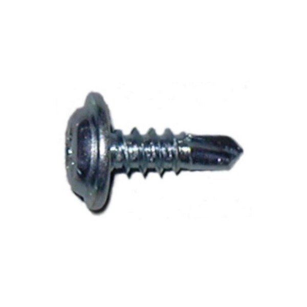 Midwest Fastener Self-Drilling Screw, #8 x 1/2 in, Zinc Plated Steel Oval Head Phillips Drive, 25 PK 72142 - main